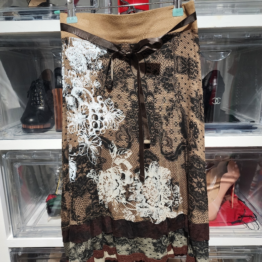 Desigual embroidered skirt